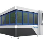 Стол лезвия автомата для резки лазера волокна металла 500w с системой светлого пути