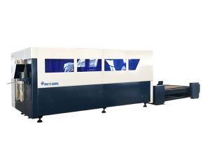 одиночный автомат для резки лазера волокна cnc платформы, резец металлического листа