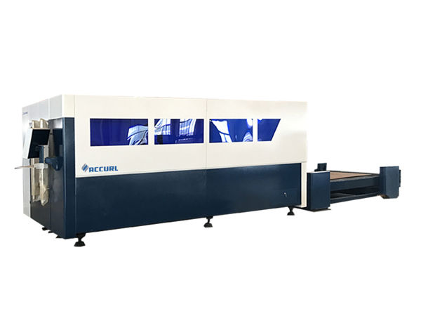 одиночный автомат для резки лазера волокна cnc платформы, резец металлического листа